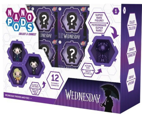 Jucării și jocuri - Wednesday NANO PODS Mini Figurine asortat Wow Stuff