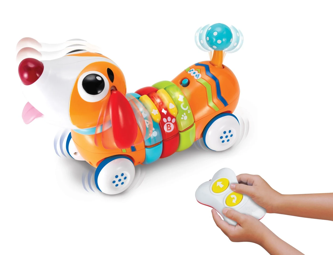 Winfun catelus cu telecomanda R/C Rainbow Pup [1]