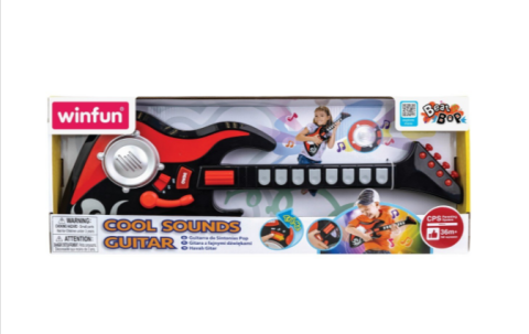 Jucării interactive și tematice - Jucarie muzicala Winfun Cool Sounds Guitar