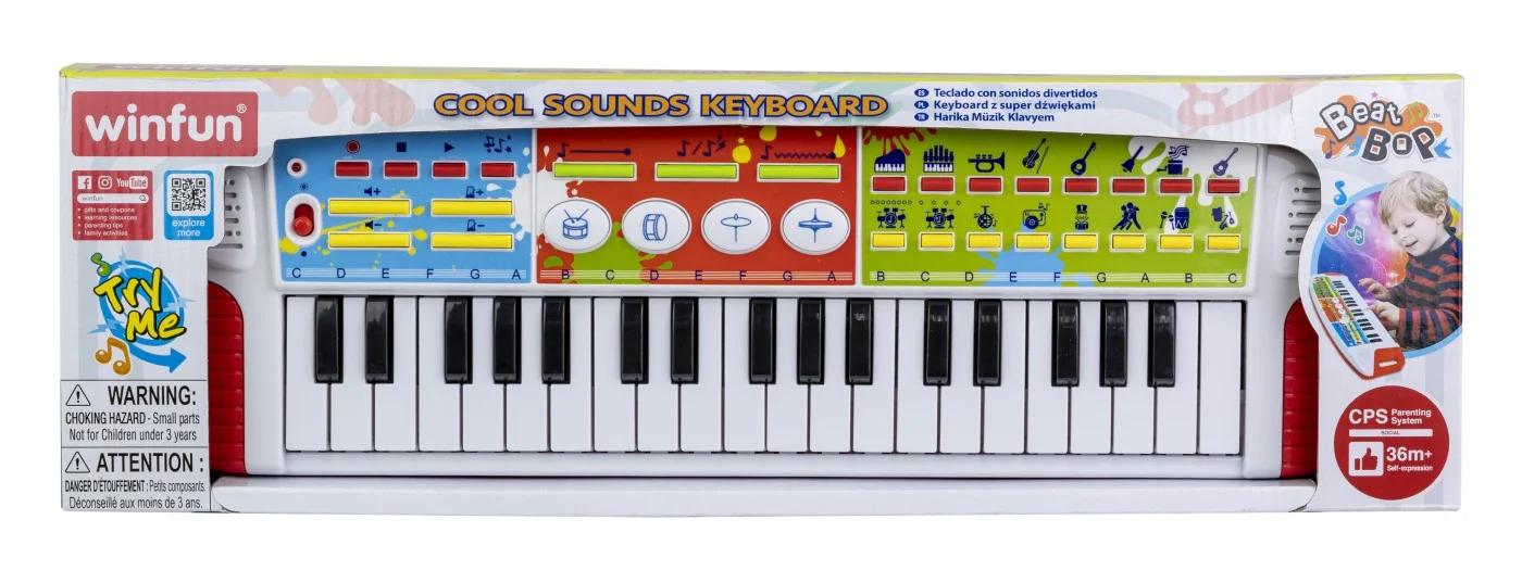Jucării interactive și tematice - Winfun orga electronica 37 taste