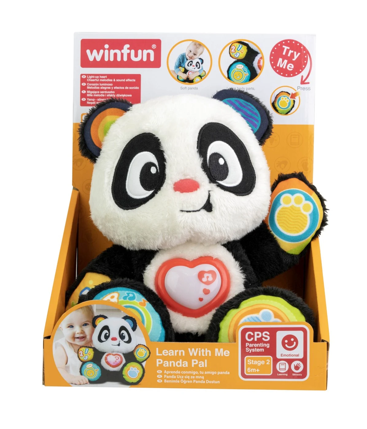 Jucării interactive și tematice - Winfun jucarie interactiva Learn With Me Panda Pal