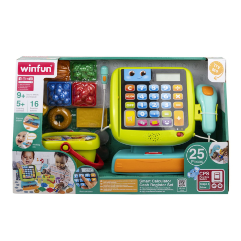 Jucării interactive - WINFUN SET CASA DE MARCAT INTERACTIVA CU ACCESORII