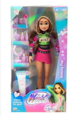 Papusa Winx Club Beauty Pop cu accesorii cosmetice 27 cm modele diferite [3]