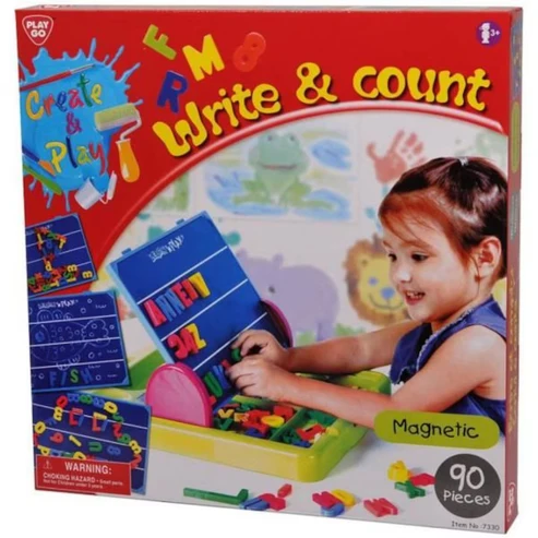 Tabla magnetica educativa Write & Count cu litere si cifre [1]