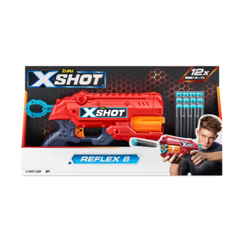 Unelte și arme de jucarie - X-Shot Blaster Excel Reflex 12 proiectile