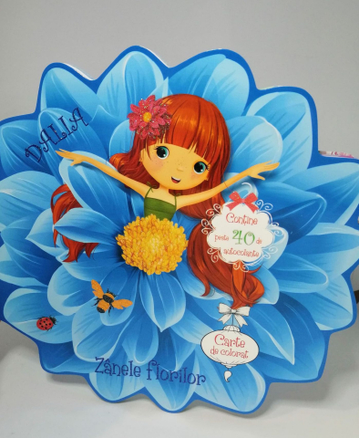 Cărți - Zanele florilor Dalia Carte de colorat