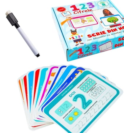 CARTI - Joc 123 CIFRELE , SCRIE DIN NOU