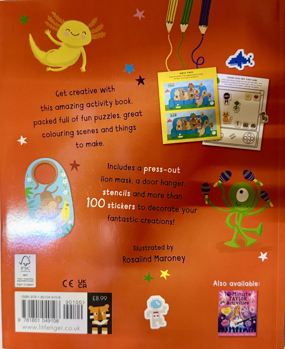 10-Minute Amazing Activities – carte de activități în limba engleză cu peste 100 de stickere pentru copii 4–7 ani [7]