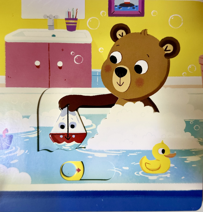 Bizzy Bear: It's Bedtime – Carte interactivă în limba engleză pentru rutina de culcare | 1–3 ani [4]