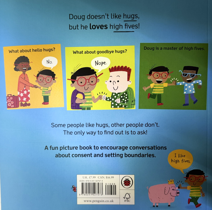 Don't Hug Doug (He Doesn't Like It!) – Carte ilustrată în limba engleză despre consimțământ și limite personale | Carrie Finison [6]