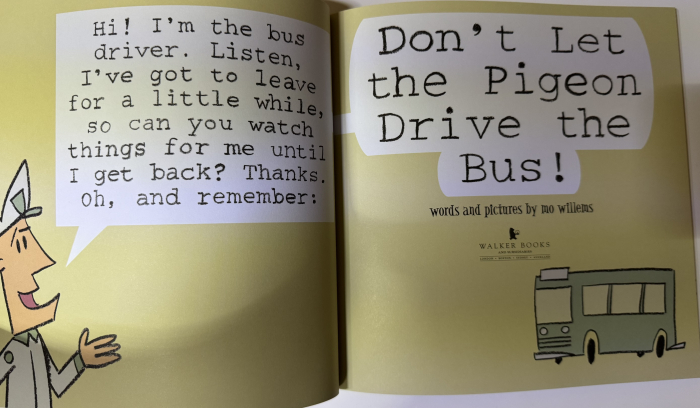 Carte Don't Let the Pigeon Drive the Bus de Mo Willems coperta principala [2]
