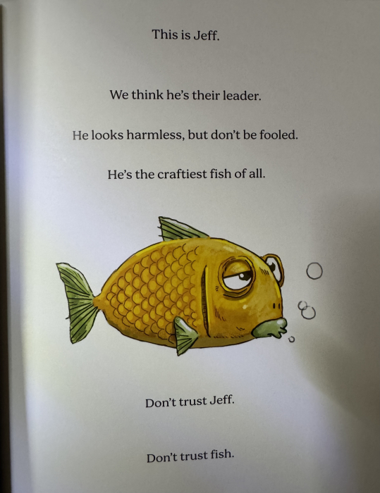 Carte amuzanta copii Don't Trust Fish de Neil Sharpson si Dan Santat Libraria Exploratorilor [3]