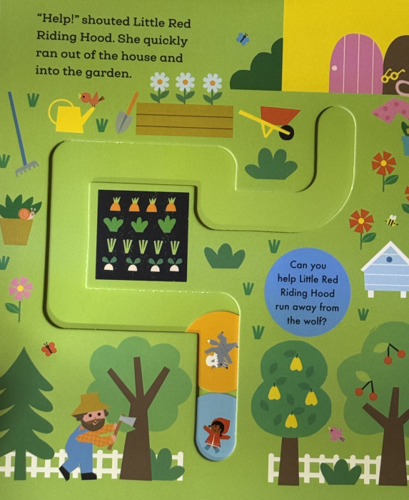Fairy Trails: Little Red Riding Hood – Carte cartonată interactivă cu mecanisme glisante pentru copii | Nosy Crow [3]