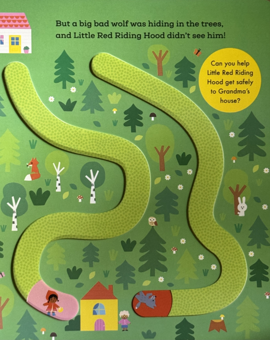 Fairy Trails: Little Red Riding Hood – Carte cartonată interactivă cu mecanisme glisante pentru copii | Nosy Crow [2]