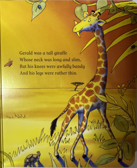 Giraffes Can t Dance Cased Board Book carte copii engleză Giles Andreae copertă [2]