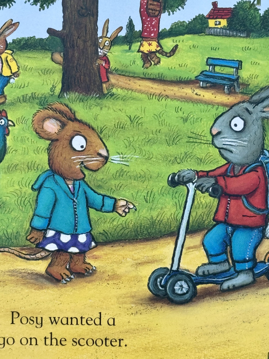 Pip and Posy A Sliding Story The Super Scooter Board Book [5]
