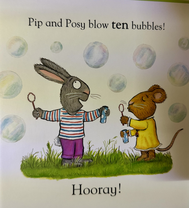 Pip and Posy It's Fun to Learn Numbers – Carte cu numere în limba engleză pentru copii 2-5 ani [4]