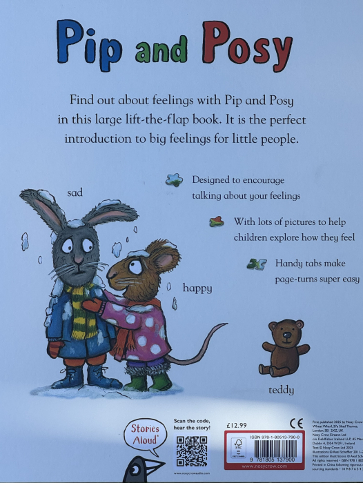 Carte cu clapete despre emotii Pip and Posy Big Book of Feelings de Axel Scheffler Libraria Exploratorilor [7]