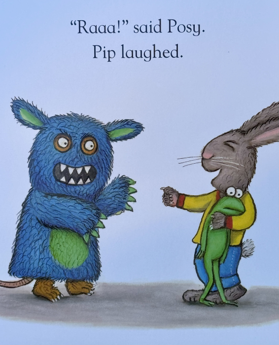 Pip and Posy The Scary Monster carte copii engleză Axel Scheffler copertă [6]