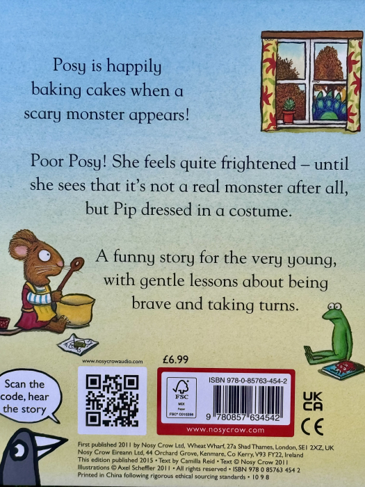 Pip and Posy The Scary Monster carte copii engleză Axel Scheffler copertă [7]