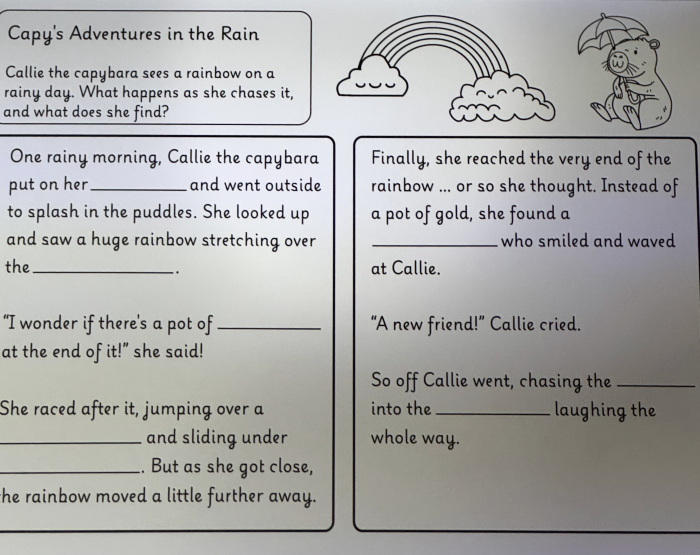 Rainy Day Cuties Play Pad: Peel-Off Paper Fun – Caiet de activități pentru copii 5+ ani | Scholastic [4]