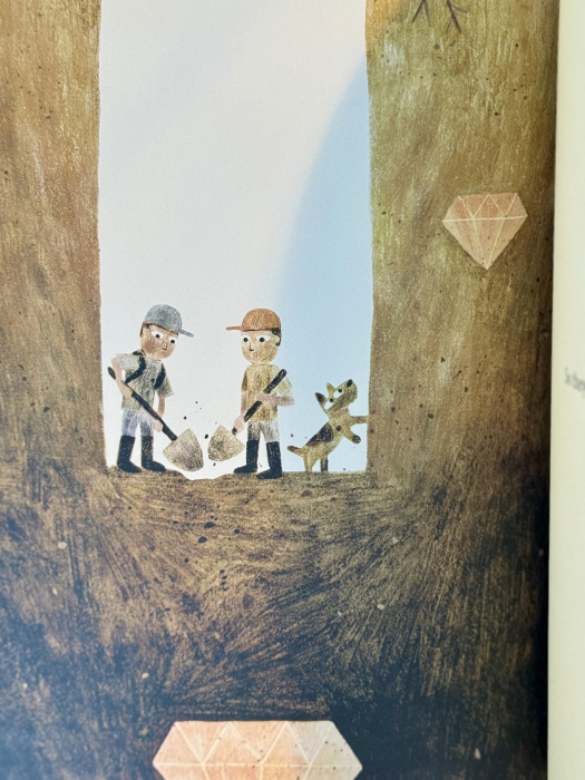 Sam and Dave Dig a Hole carte copii engleză Mac Barnett copertă [3]