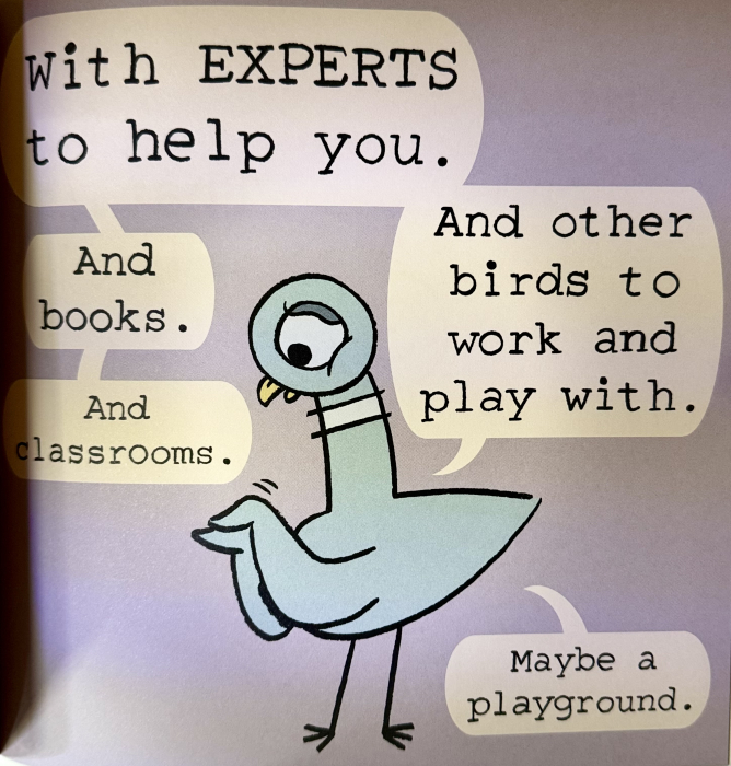 The Pigeon HAS to Go to School – carte în limba engleză de Mo Willems despre prima zi de școală [4]