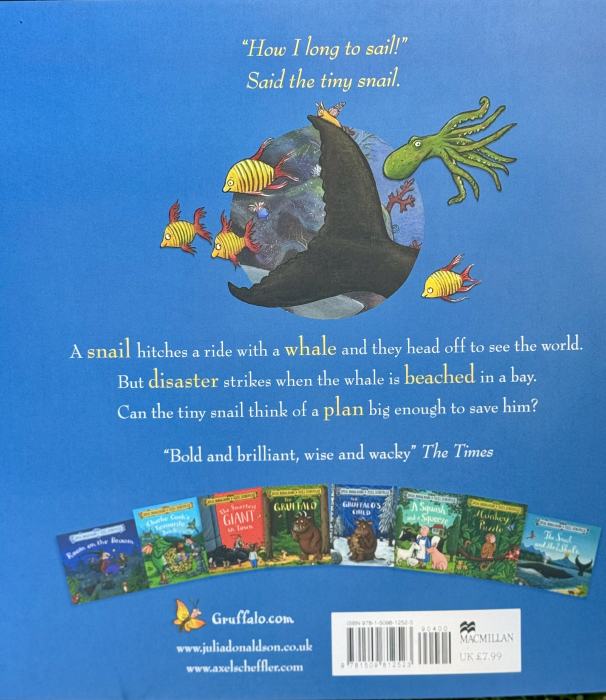 The Snail and the Whale carte copii engleză Julia Donaldson copertă [6]
