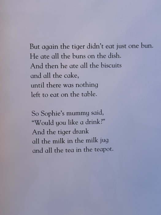 The Tiger Who Came to Tea carte copii engleză Judith Kerr copertă [3]