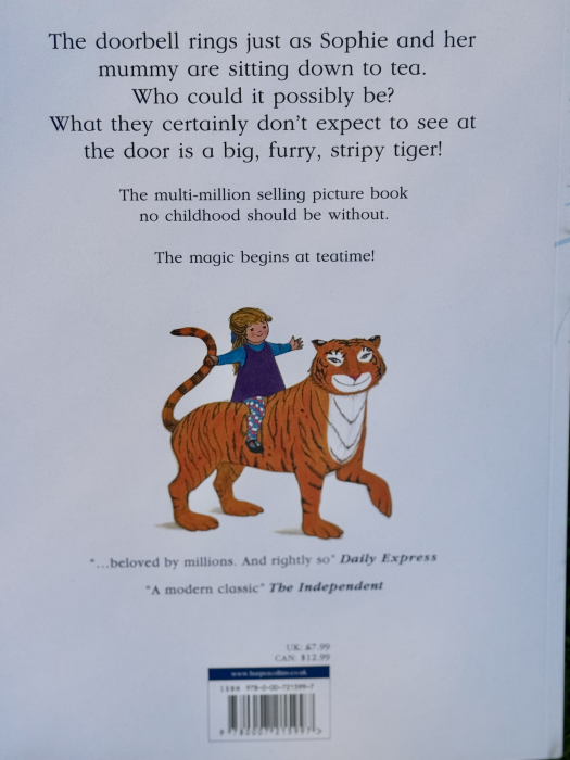 The Tiger Who Came to Tea carte copii engleză Judith Kerr copertă [5]
