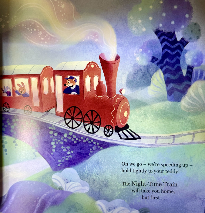 Welcome to the Night-Time Train – carte ilustrată în limba engleză pentru rutina de seară și povești de culcare [3]