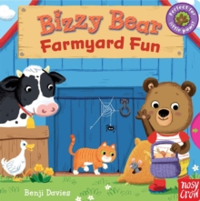 Bizzy Bear Farmyard Fun – Carte cartonată interactivă pentru copii 0–3 ani | Nosy Crow