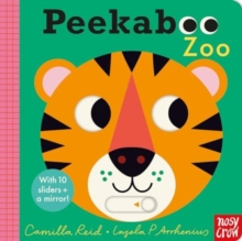 Cărți interactive - Carte interactiva pentru bebelusi Peekaboo Zoo de Camilla Reid si Ingela P Arrhenius Libraria Exploratorilor