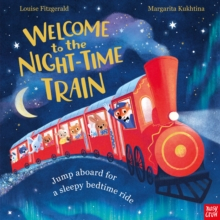 Lumi magice & imaginație - Welcome to the Night-Time Train – carte ilustrată în limba engleză pentru rutina de seară și povești de culcare