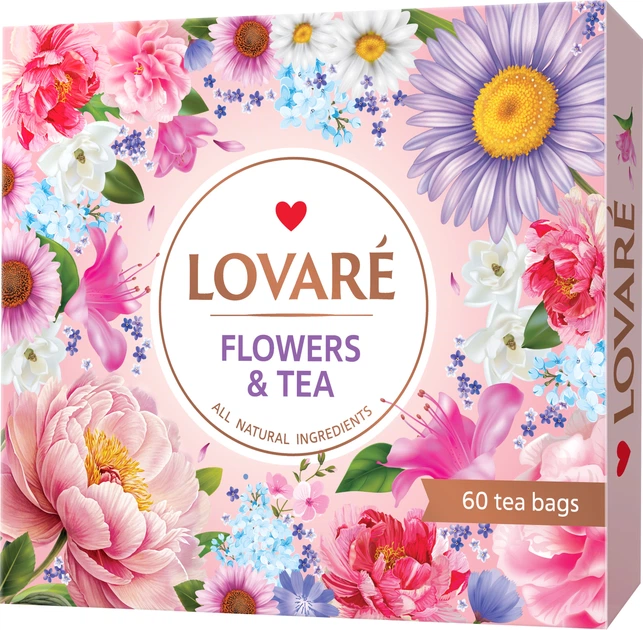 Ceai Lovare - AR.SET CEAI  FLOWERS TEA CUTIE PLICULETE 12*5