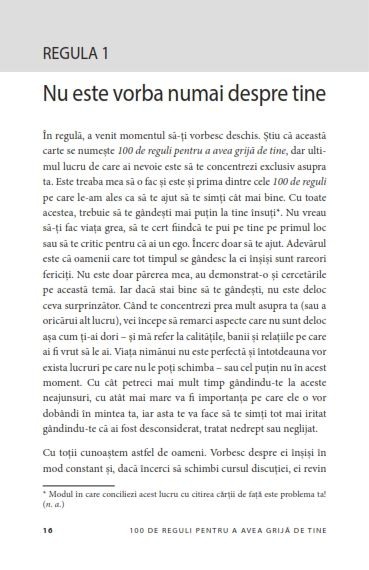100 de reguli pentru a avea grija de tine [4]