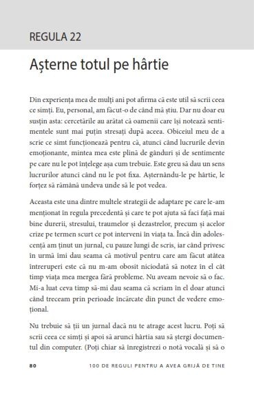 100 de reguli pentru a avea grija de tine [6]