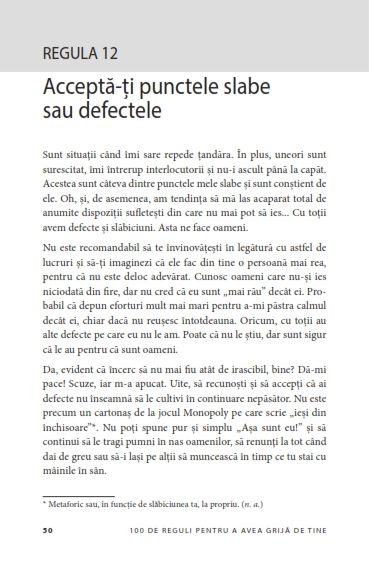 100 de reguli pentru a avea grija de tine [5]