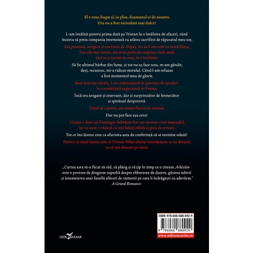 Achizitia (vol.2 din seria Clubul Miles High) [2]