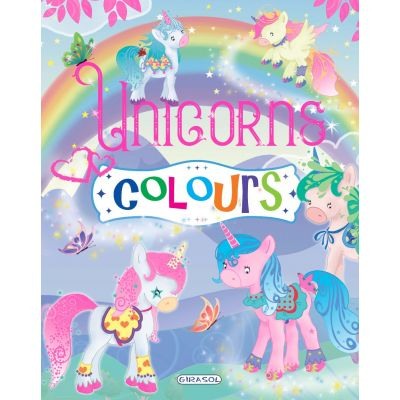 Carte de colorat. Unicorns Colours - mov [1]