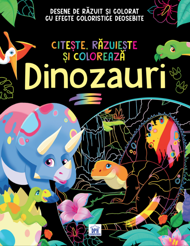 Citeste, razuieste si coloreaza - Dinozauri [1]