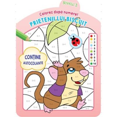 Colorez dupa numere. Prietenii lui Biscuit. Nivelul 3 [1]