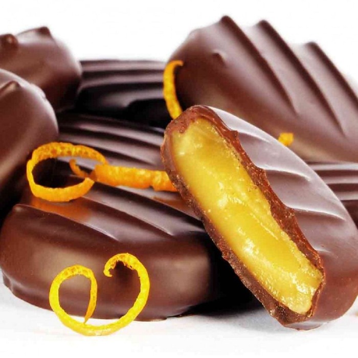 Crema fondant cu portocale invelita in ciocolata neagra [2]