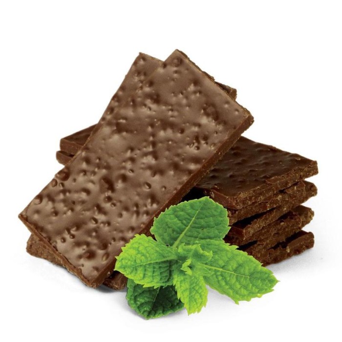 Foite de ciocolata neagra crocanta cu menta [2]