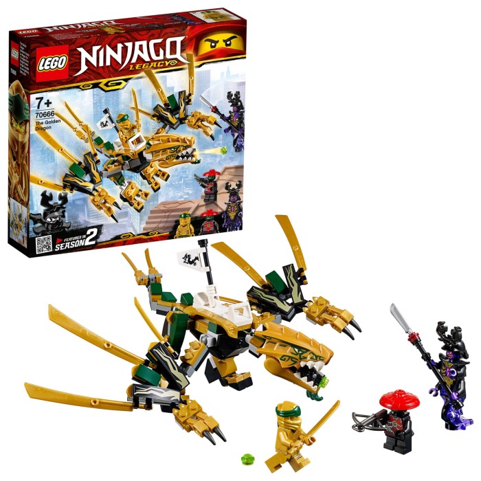 LEGO Ninjago Dragonul de aur 70666 [2]
