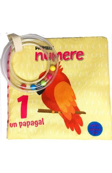 Primele numere pentru bebelusul meu. Carte din material textil si jucarie [2]
