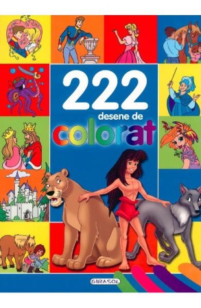 Carti de colorat - 222 desene de colorat