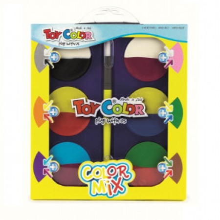 Pictura si desen - ACUARELE TOY COLOR 6/12