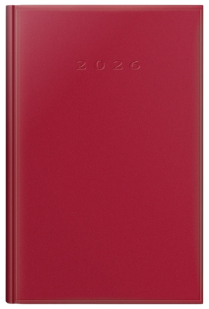 Produse din hartie - AGENDA A5 DATATA 2026 ROSU