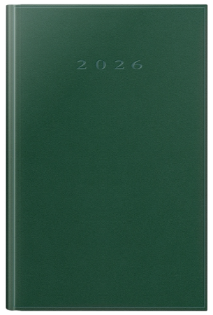 Produse din hartie - AGENDA A5 DATATA 2026 VERDE